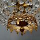 Louis XV style chandelier. Gilded bronze, massive ancient crystal.