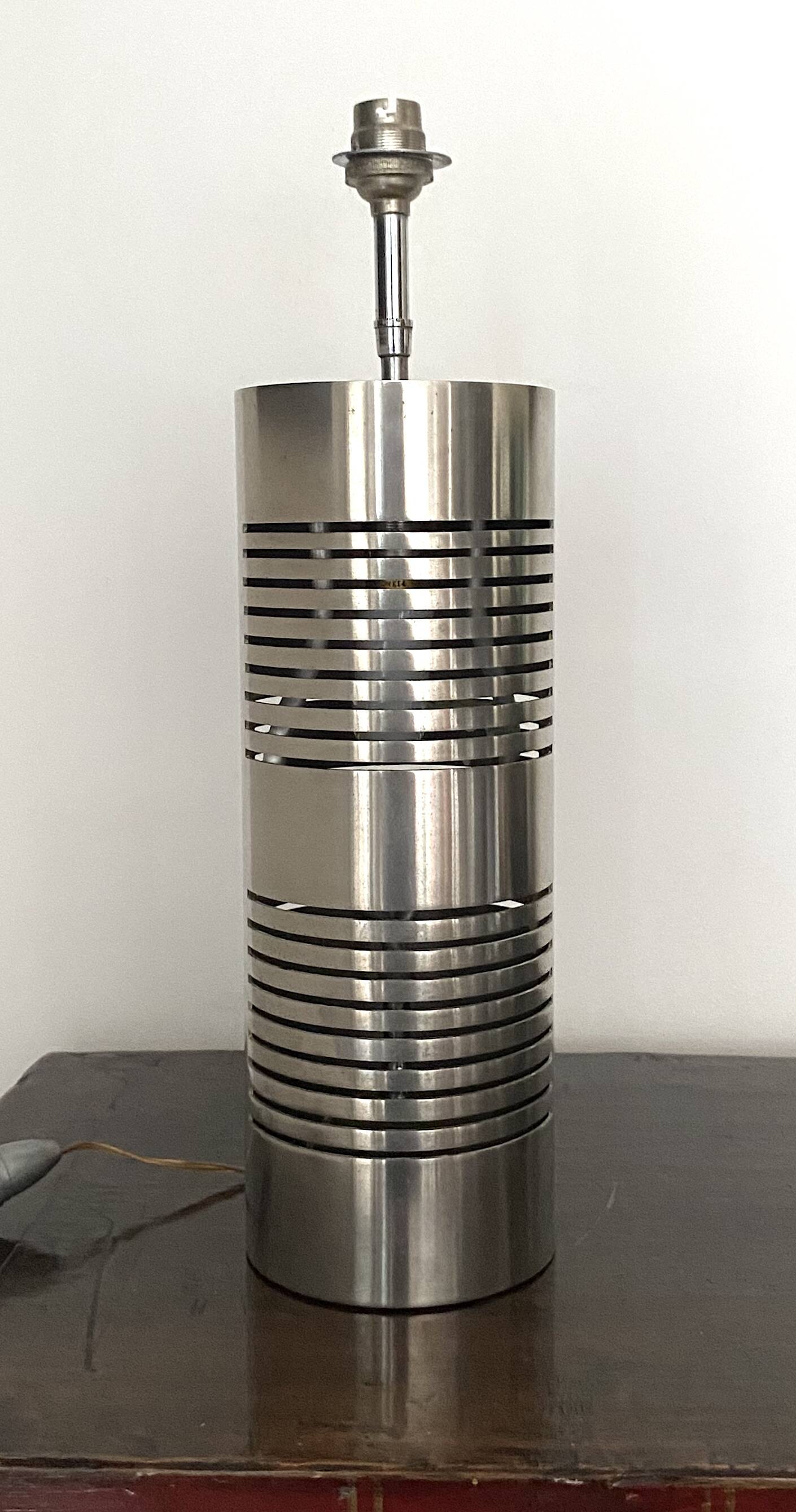 Large steel lamp 1970 – h:61cm