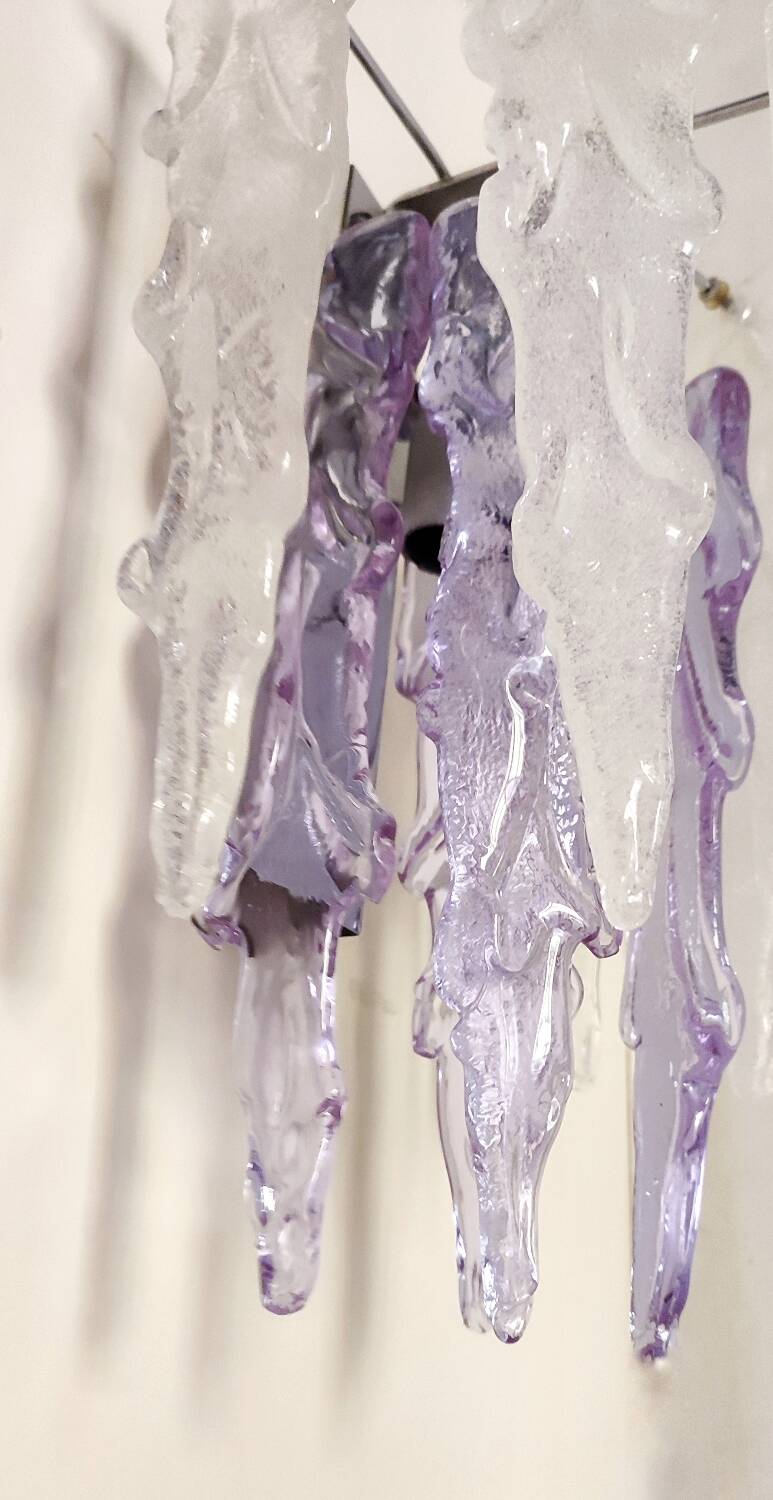 Applique de cristal. Italie, années 1970.