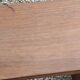 Brutalist bench of the 30s in solid mahogany
