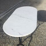 Table de bistrot en marbre