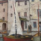 Oil on canvas signed LA.Housset: