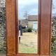 Louis XVI wardrobe, bronze oak and marquetry
