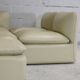 Set of 5 leather armchairs, France 80