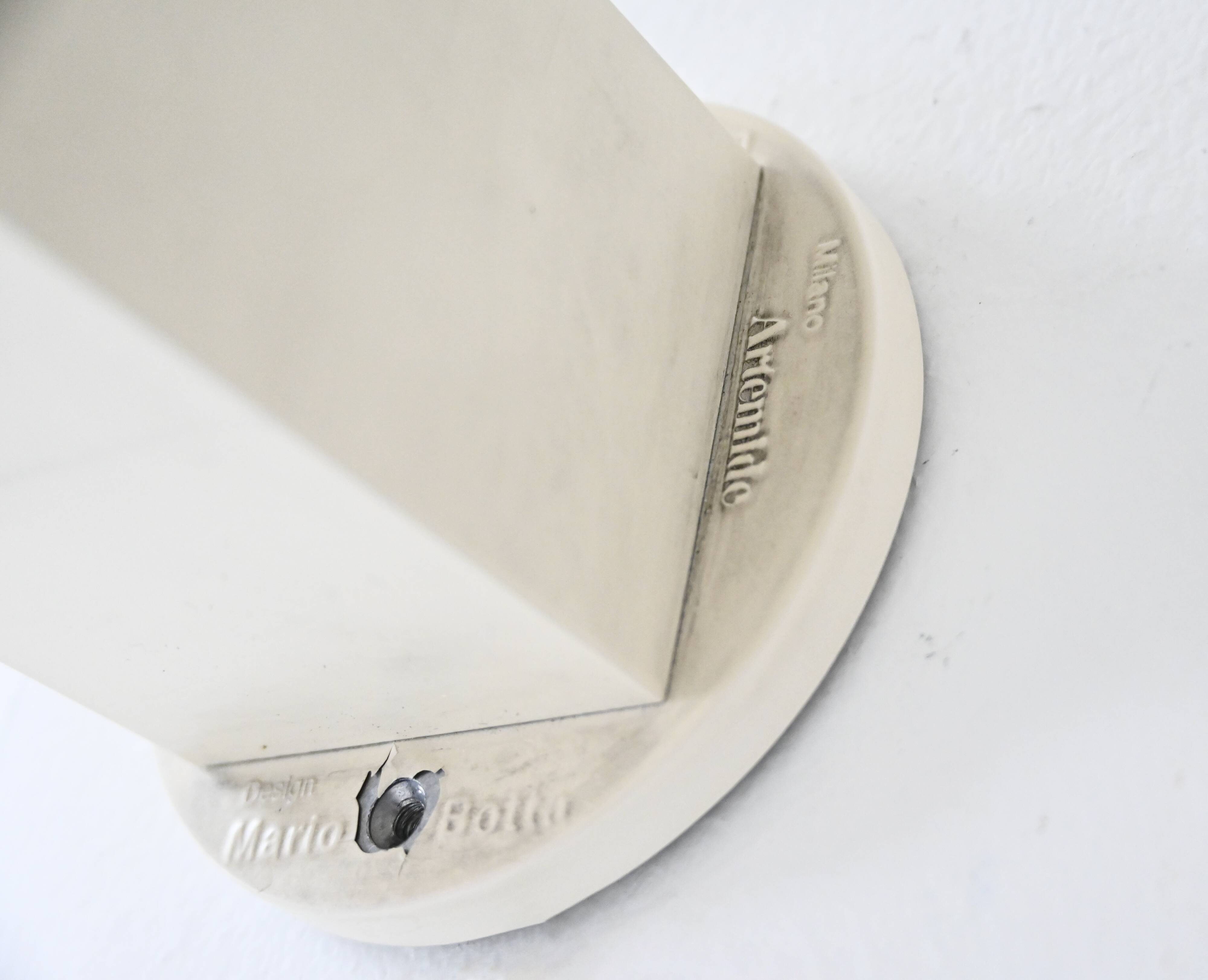 Pair of Shogun Wall Lights by Mario Botta for Artemide, 1980s.