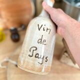 Vintage stoneware carafe “Vin de Pays”