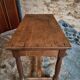 Table de ferme française ancienne en chêne et noyer (1780–1830)
