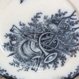 Duo of dessert plates Pexonne hunting service