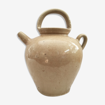 Old beaked jug gargoulette pichet chevrette terracotta