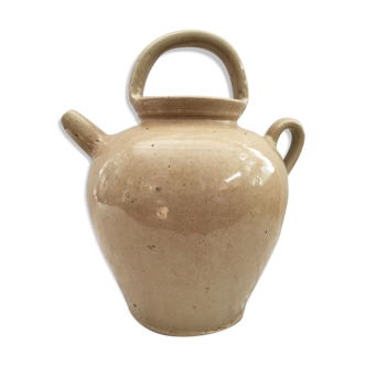 Old beaked jug gargoulette pichet chevrette terracotta