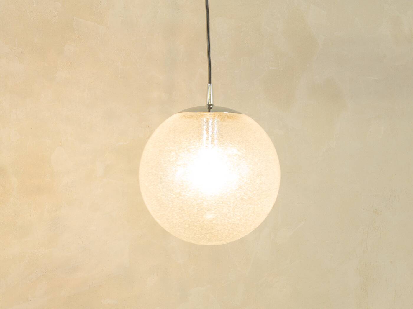1950s globe ceiling lamp by Peill & Putzler