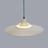 Vintage David Mogensen White Pendant Lamp, Super Light A/S, Danish Mid-Century