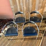 Series of 4 vintage armchairs