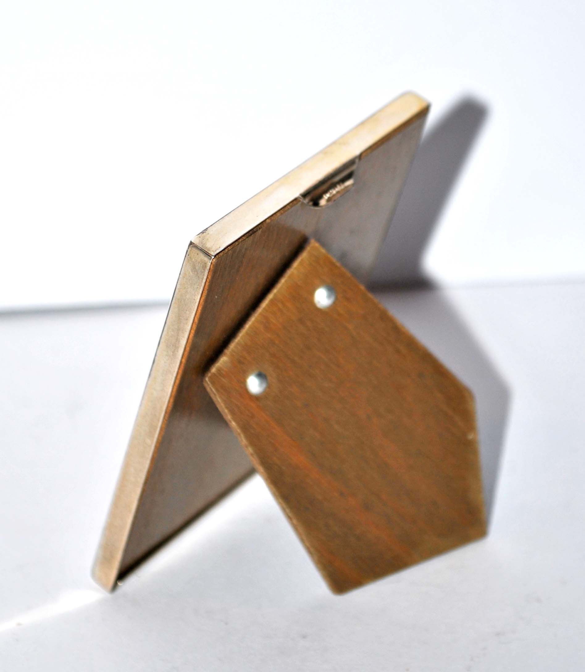 Design photo frame in sterling silver - silver frame 925 sterling hb 7.5x5.5