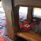 Vintage coffee table in wood and ceramic from the 70s