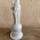 figurine de madone en biscuit français antique