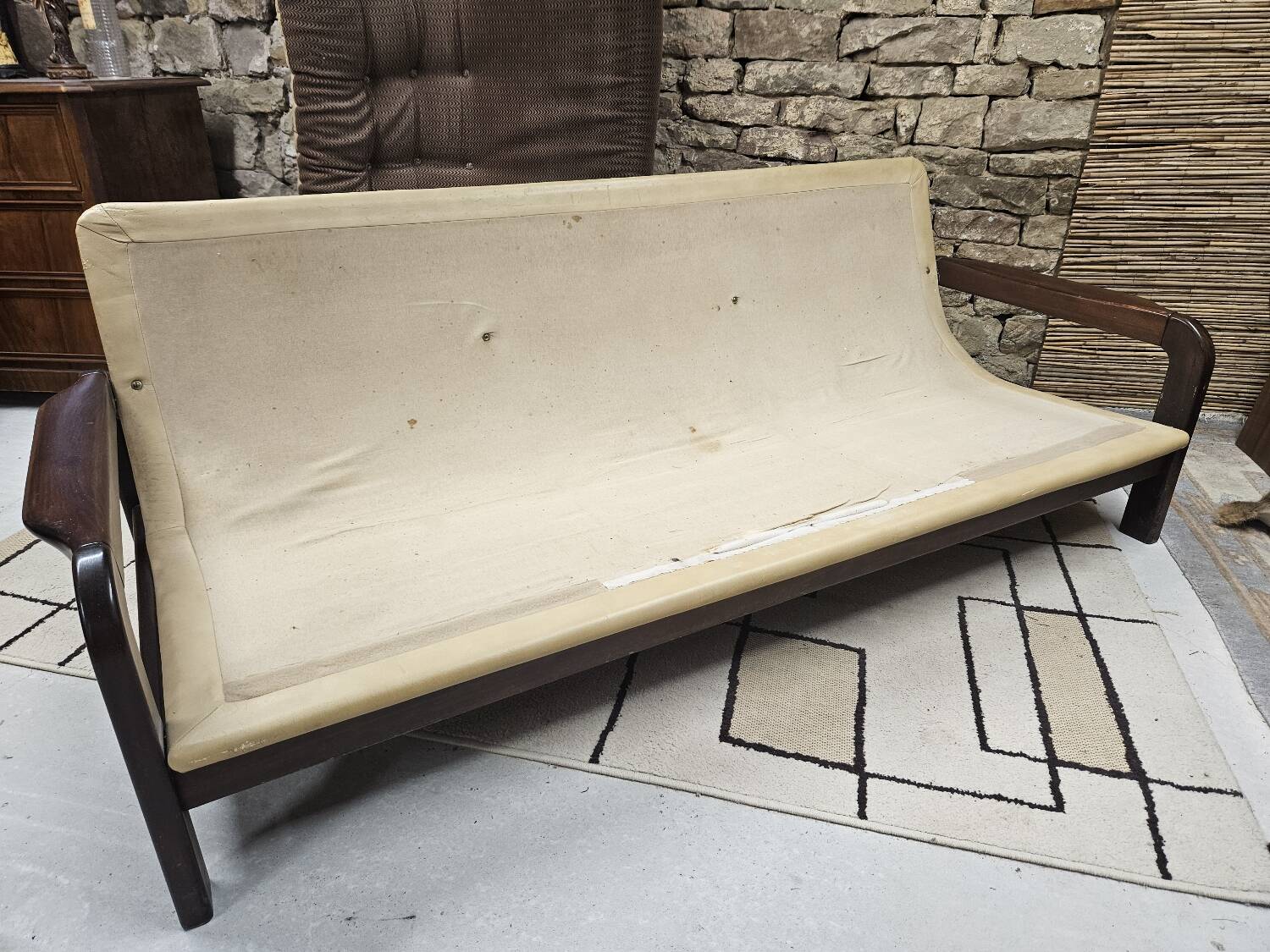 Vintage teak sofa