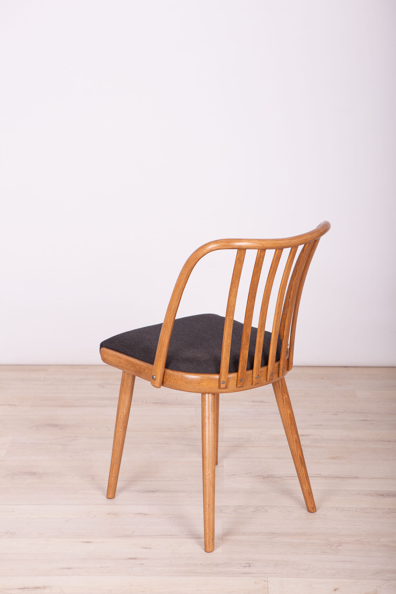 Black Dining Chairs by Antonin Suman for Ton, 1960s, Set of 4