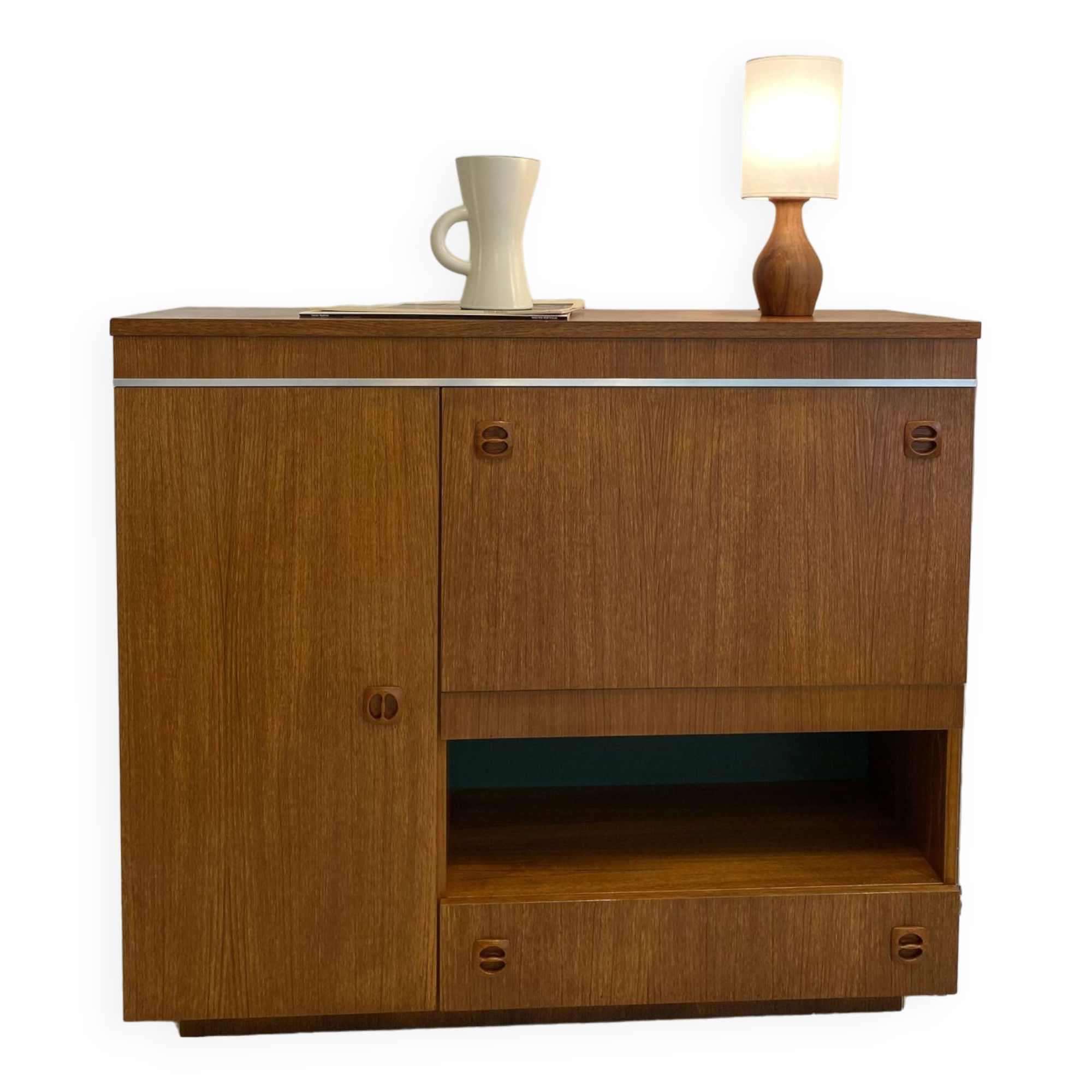 Vintage teak storage unit 1960s