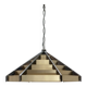 Geometric postmodern vintage pendant lamp, 1980s.