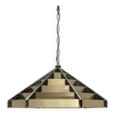 Geometric postmodern vintage pendant lamp, 1980s.
