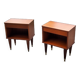 Pair of vintage bedside tables from the 60s in Scandinavian style