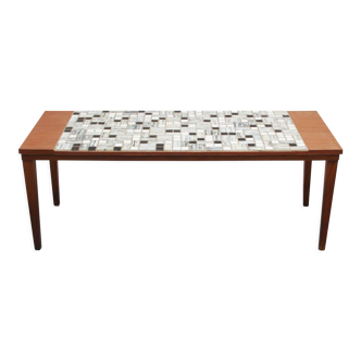 Table d’appoint des années 1960 avec mosaïque