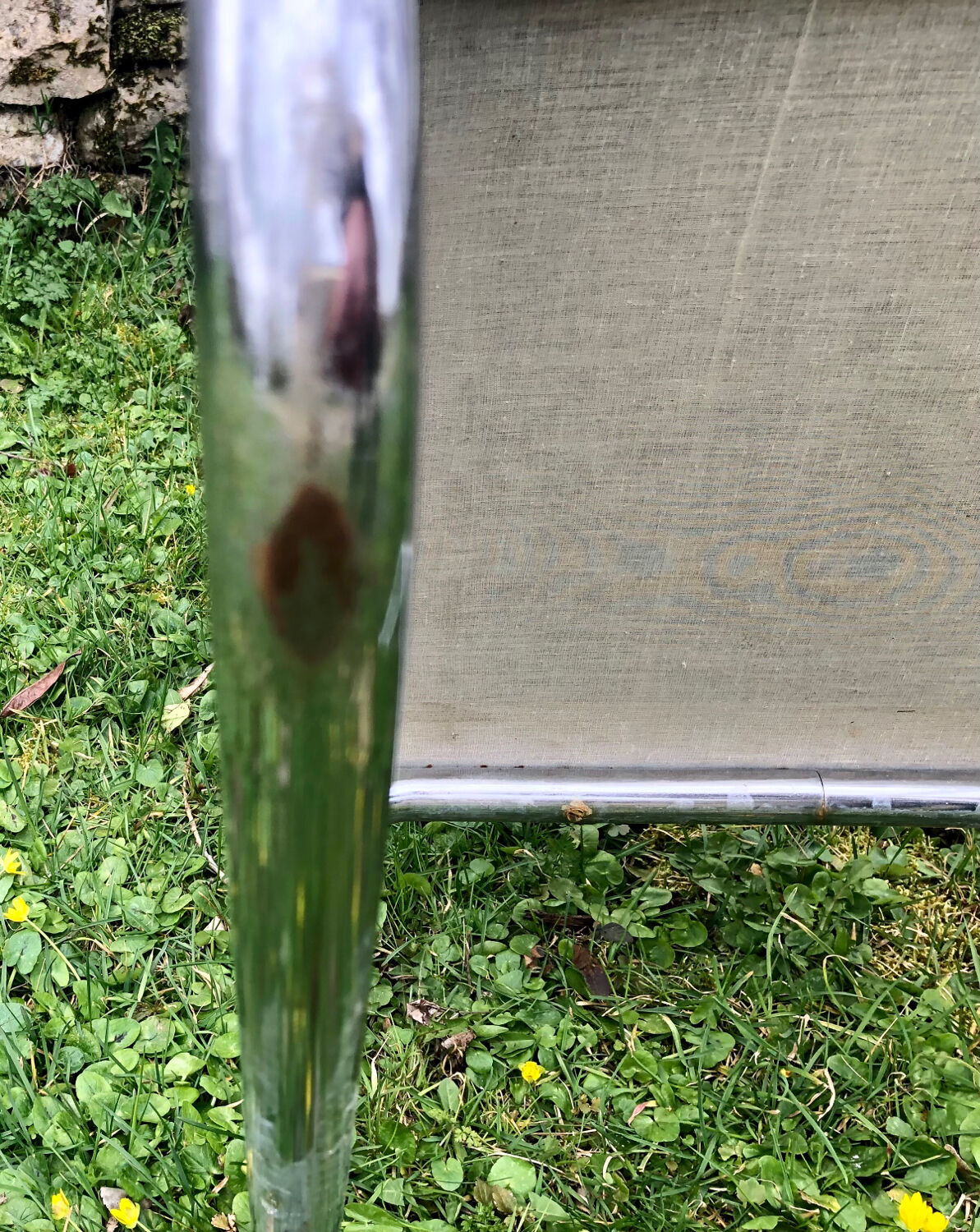 Leatherette office armchair