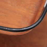 Scandinavian trolley trolley on wheels in metal and wood