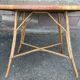 Table vintage bambou & rotin 1950