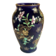 Old vase baluster enamelled lamp Boch Frères Keramis Belgium