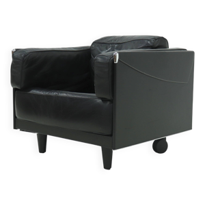 Fauteuil lounge modèle Twice de Pierluigi Cerri pour Poltrona Frau 1990