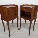 Pair of Louis XV style bedside tables