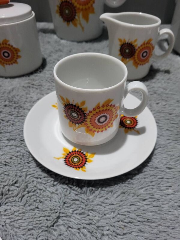 Service de vaisselle café/thé Bavaria porcelaine de Bavière