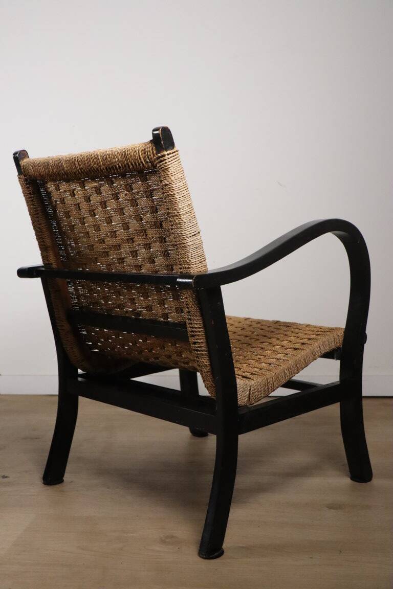 Pair of vintage armchairs by Erich Dieckmann, 1940