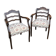 French lounge armchairs, 1950s, set of 2