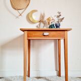 Old wooden drawer table