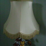 73cm gold metal lampshade with fabrics