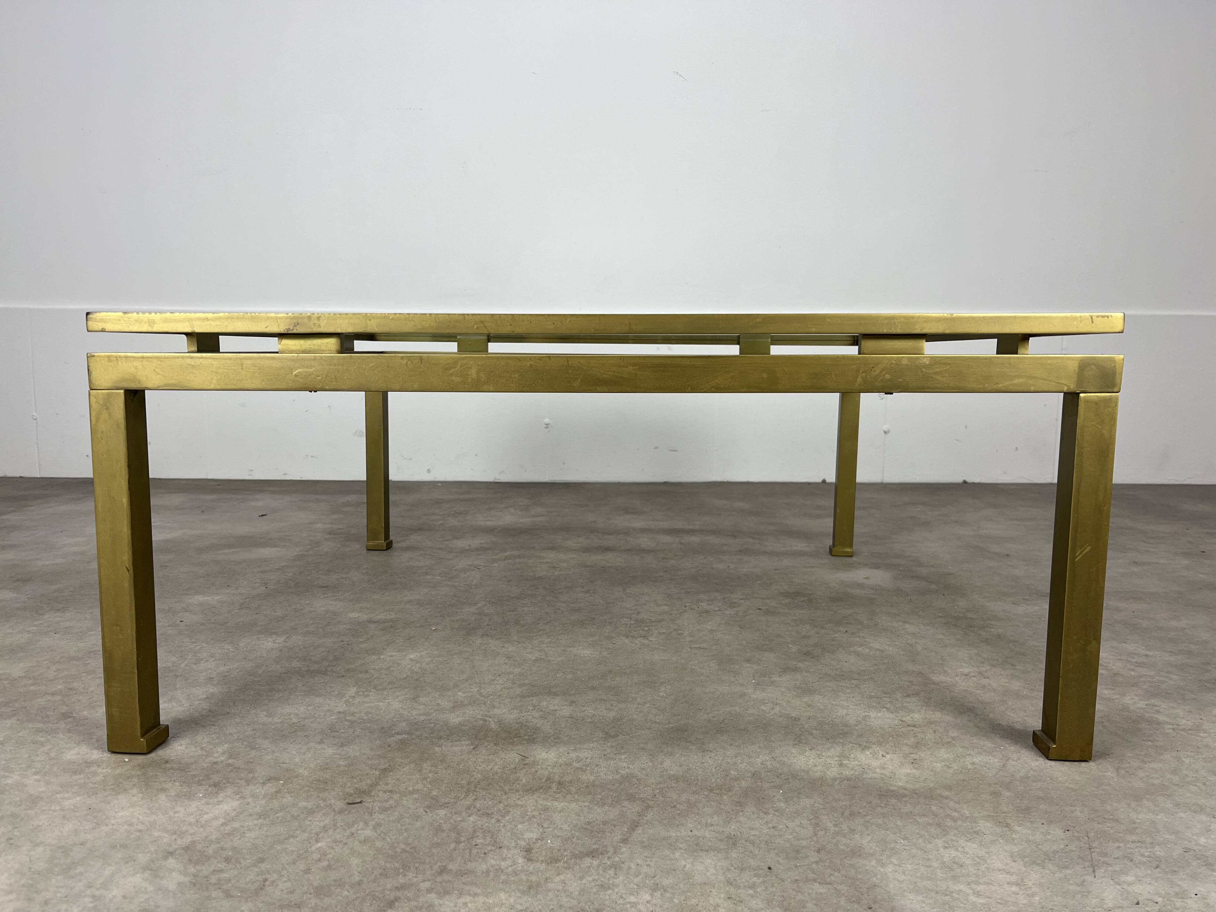 Table basse Guy Lefèvre pour Maison Jansen 1970