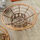 Rattan armchairs