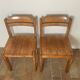 Mid-century pair of chairs