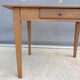 Office table campaign XIXth solid oak