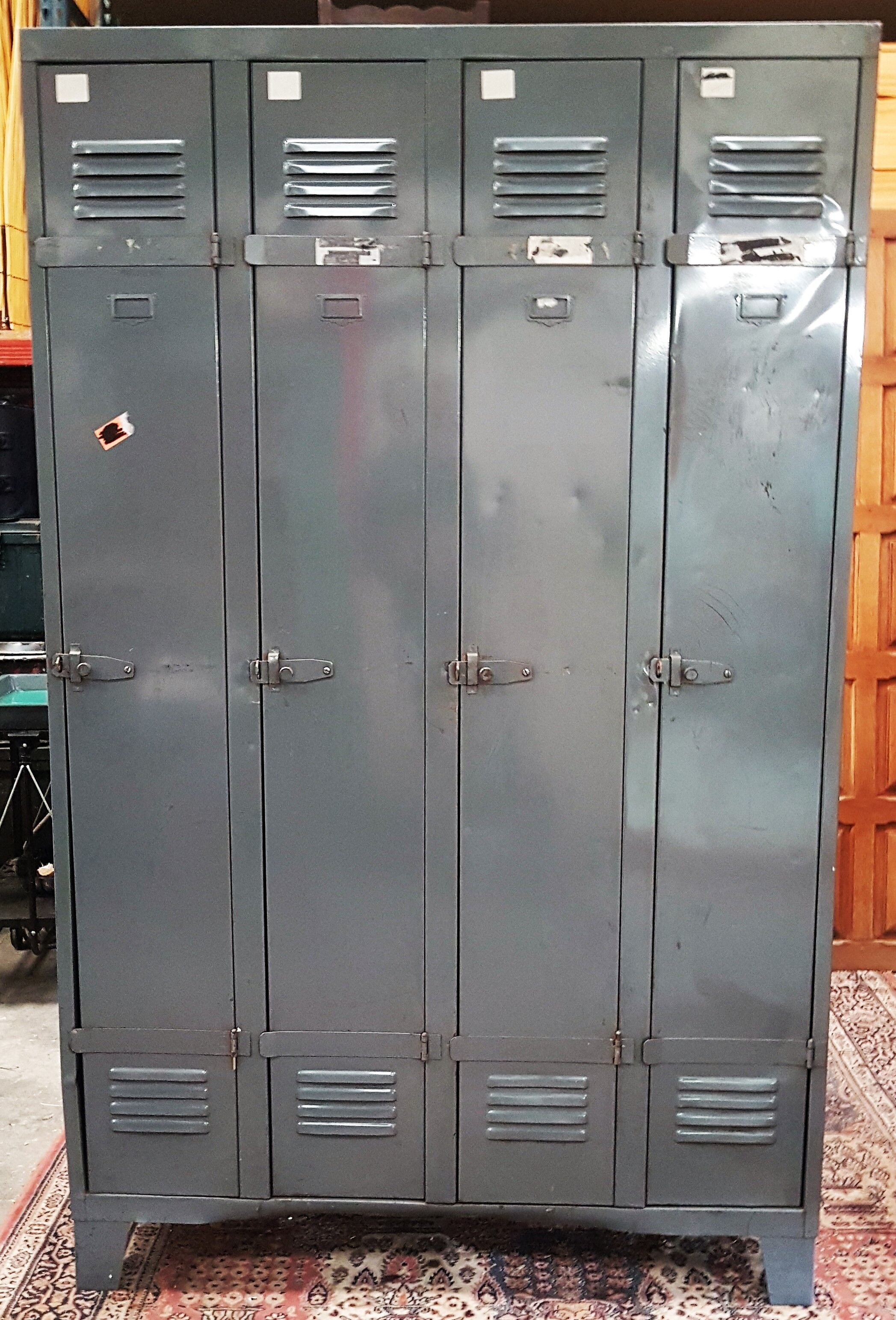 Former 4-door industrial cabinet