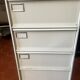 Vintage Industrial Style Metal Cabinet with 5 Compartments