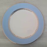 Flat Plates in Faience Café Gilbert by Moulin des Loups Vintage