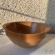 4 bowls in eared stoneware, vintage Gien France sandstone