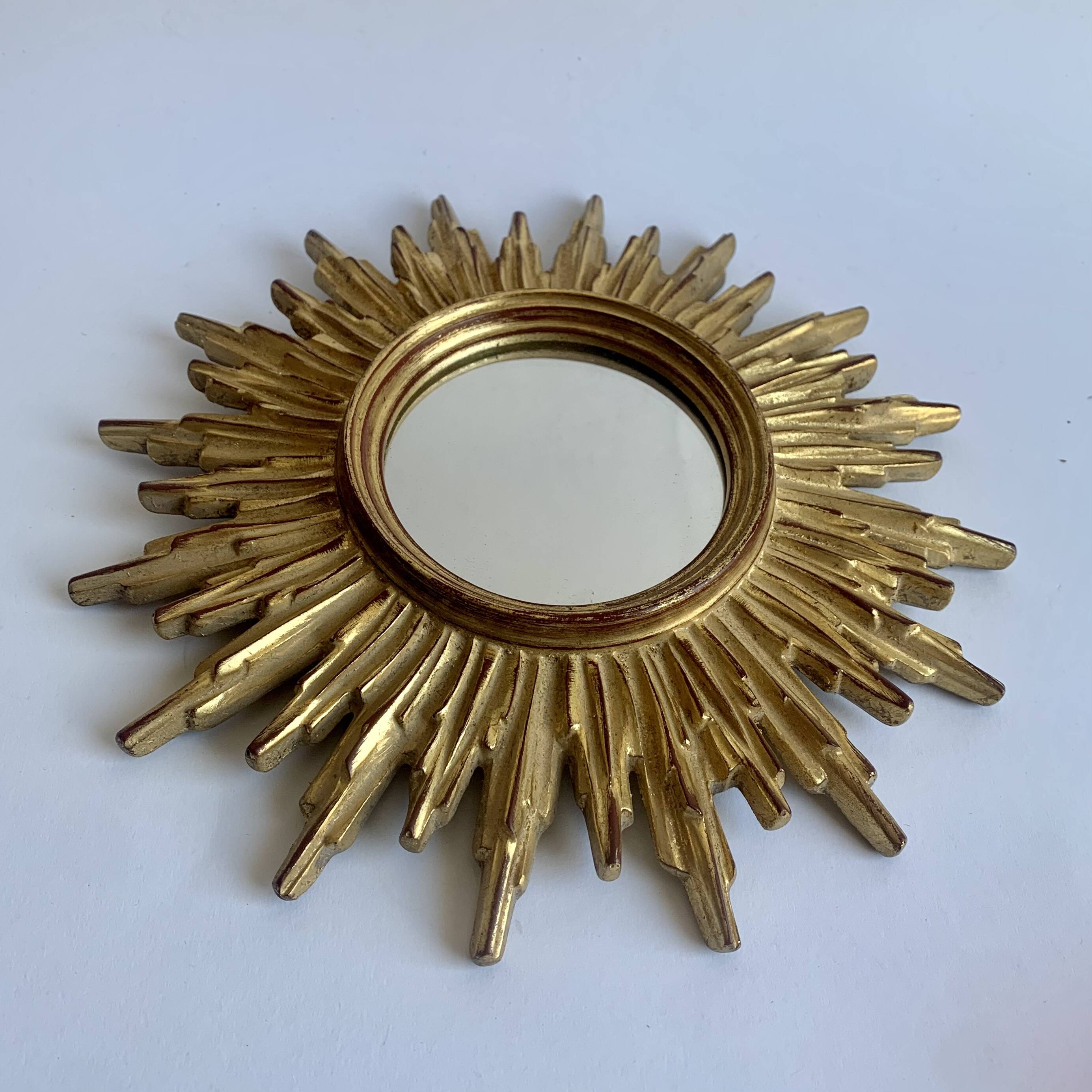 Vintage  Sunburst Mirror