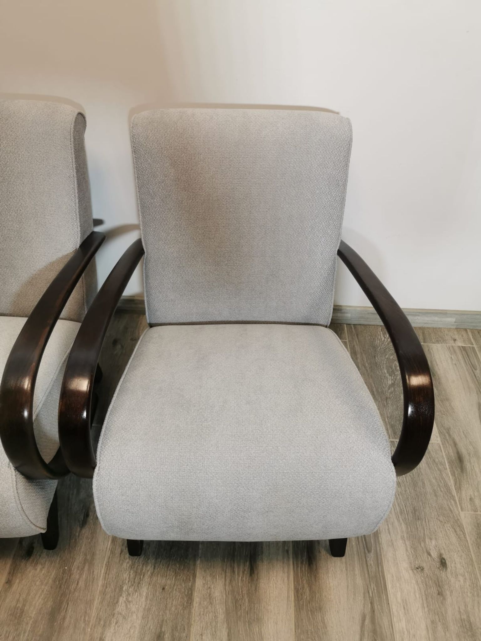 Fauteuils de Jindrich Halabala, années 1940, Set de 2