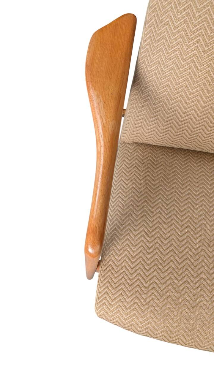 "Contour" reclining armchair by Alf Svensson for Dux, 1960s, Sweden