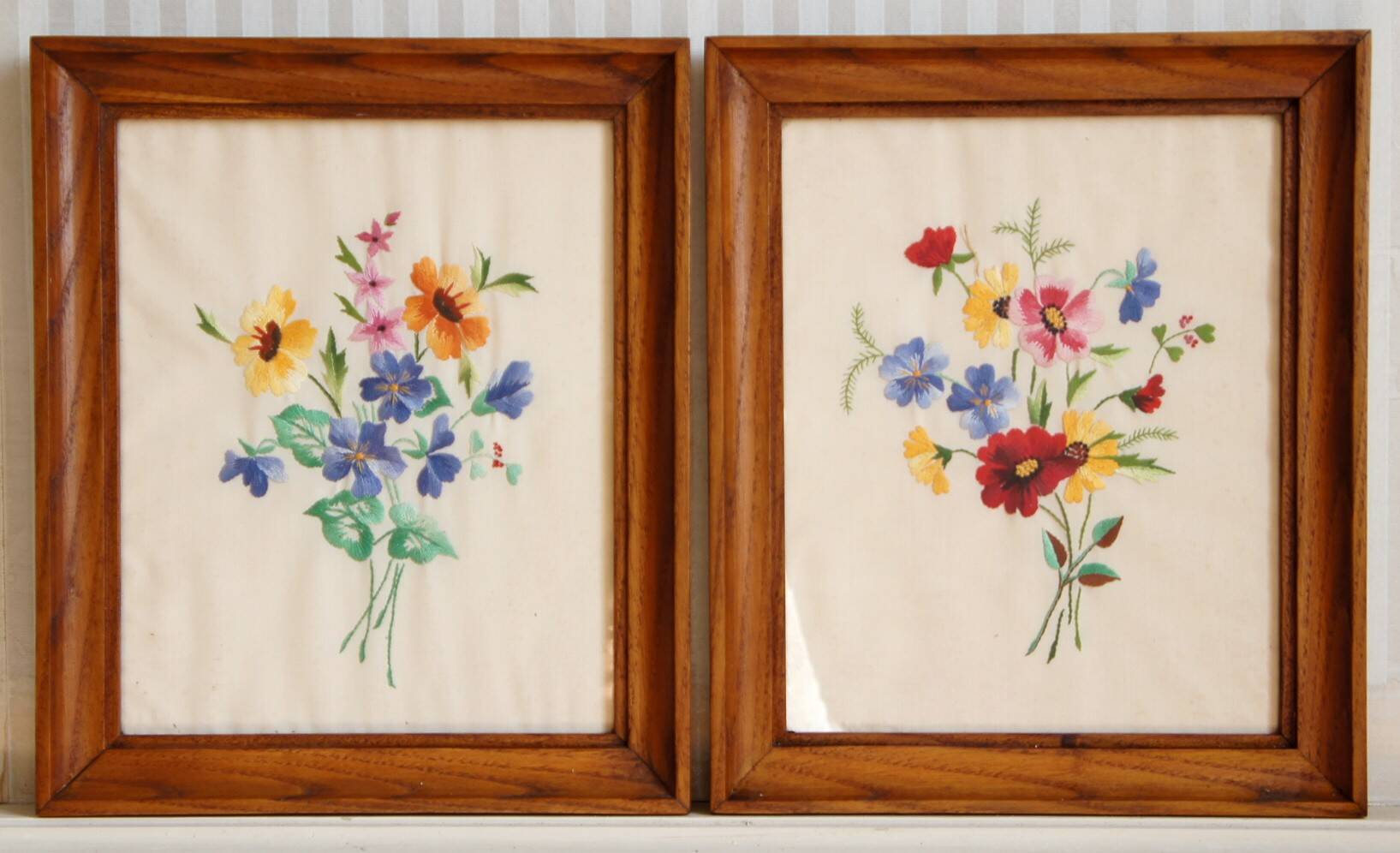 Set of 2 “bohemian” embroidery frames